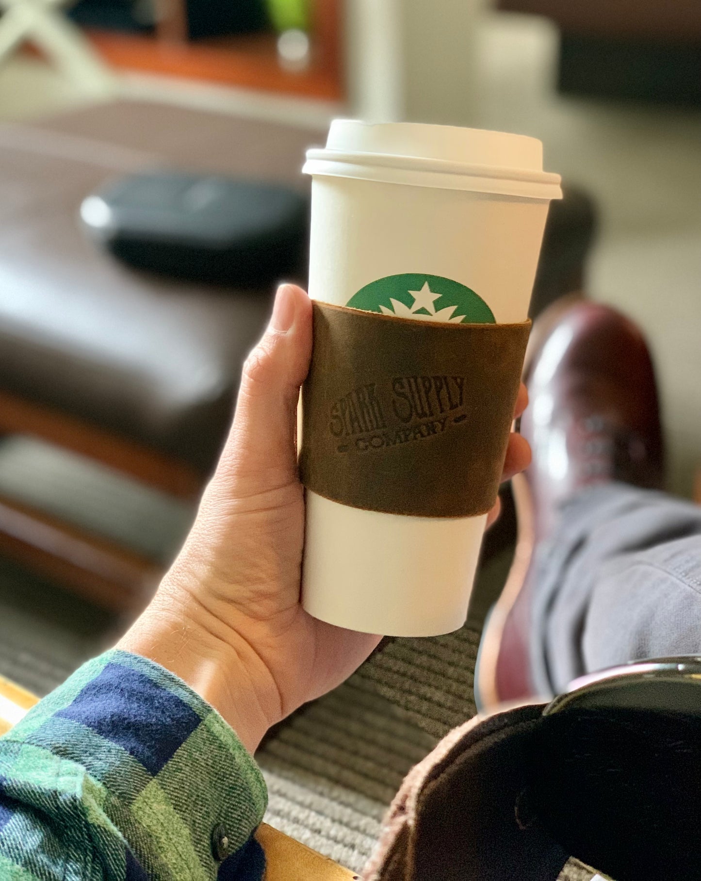 Leather Coffee Sleeve